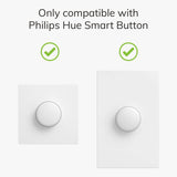 IYOKI® Classic Switch Cover for Philips Hue Button, 2-Gang