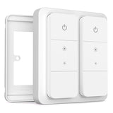 IYOKI® Pro Switch Cover for Philips Hue Dimmer V2, 2-Gang