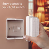 IYOKI® Pro Switch Cover for Philips Hue Dimmer V2, 2-Gang